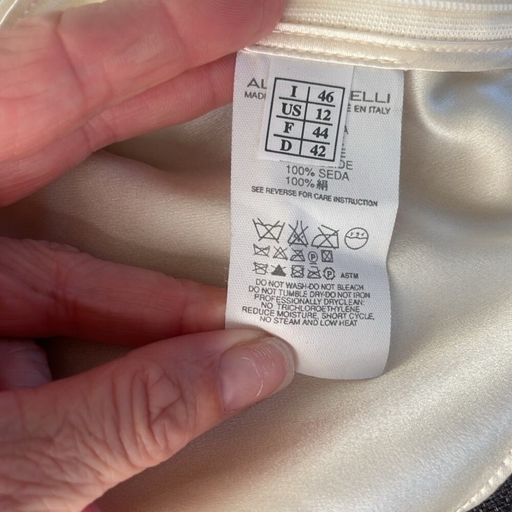 NWT Alidio Michelli silk tank. Size 12 - Picture 5 of 9